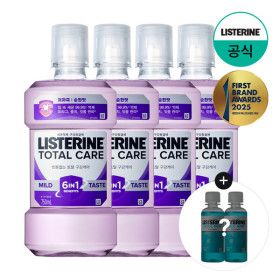 상품 이미지: (현대Hmall)리스테린 토탈케어 마일드 750ml x4 +(증)캐비티 100ml x2