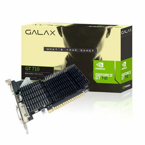 상품 이미지: 갤럭시 GALAX 지포스 GT710 D3 2GB LP 무소음