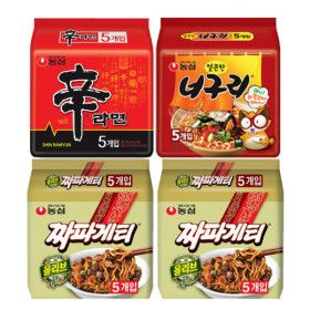 상품 이미지: 신라면 5입 + 너구리 5입 + 짜파게티 10입