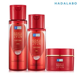 상품 이미지: 하다라보 고쿠쥰 리프팅 3종(로션170ml+밀크140ml+크림50g) (페이스롤러 증정)