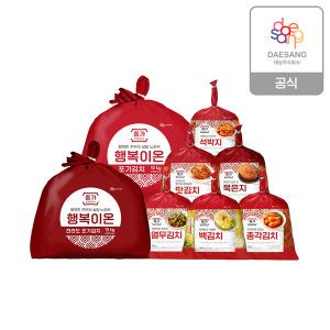 상품 이미지: (현대홈쇼핑)종가 행복이온 포기김치 10kg(중부식/전라도)+별미김치 6종 골라담기
