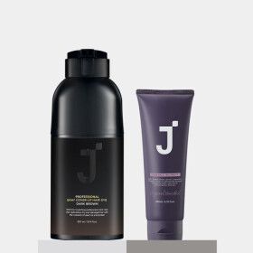상품 이미지: 제이숲 프로페셔널 커버업 새치 염색 300ml 다크브라운 + 트리트먼트 200ml
