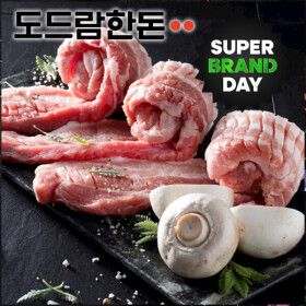 상품 이미지: (신선집중) 도드람한돈 생 칼집 삼겹살 구이용 1kg