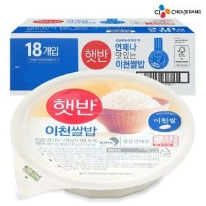상품 이미지: CJ 햇반 이천쌀밥 210g  18개