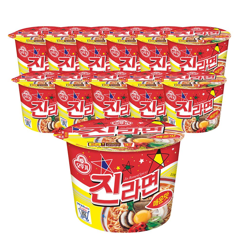 상품 이미지: 오뚜기 진라면 매운맛 용기 컵라면 110g 12개 1박스 외 8종