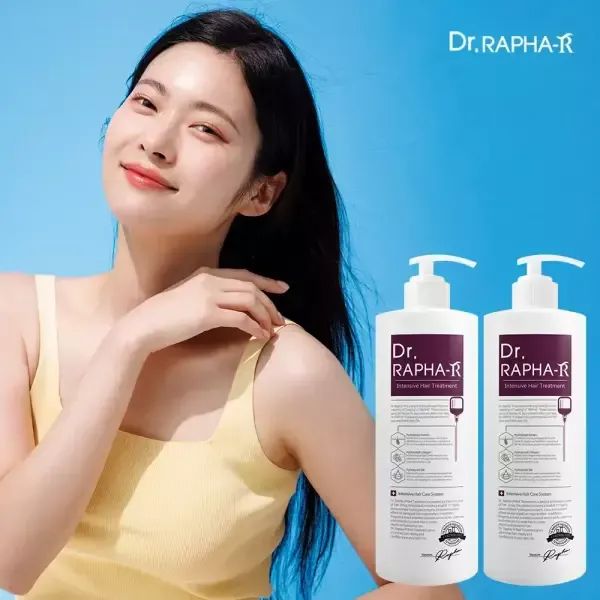 상품 이미지: 닥터라파알 LPP 단백질 트리트먼트 1L x 2 손상모발용 플로럴머스크향