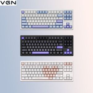 상품 이미지: VGN S87 무선기계식 게이밍 키보드 RGB라이트 8000mAh gasket구조 사무용 키보드