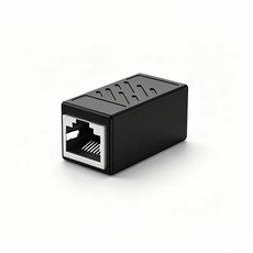 상품 이미지: RJ45 커플러 CAT6 FTP 랜선 연결 커넥터 1Gbps LAN 케이블 연장 젠더, 1개, 블랙