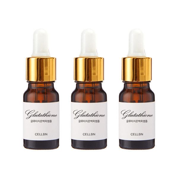 상품 이미지: 글루타치온 백옥앰플 10ml 1+1+1 총30ml 미백기능성 피부톤 광채 화이트닝 특가