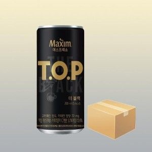 상품 이미지: TOP 티오피 더블랙 200ml x 36캔 (1박스)
