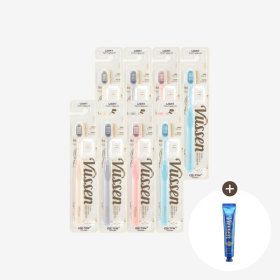 상품 이미지: (추가 할인쿠폰) 오스템 뷰센 라이트 칫솔 8P (작은헤드) + 뷰센 C 미니치약