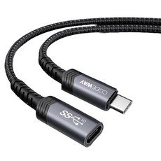 상품 이미지: 코드웨이 USB 3.2 C타입 GEN2 연장케이블, 1개, 0.25m
