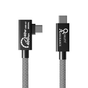 상품 이미지: USB4 40Gbps 8K 60Hz 썬더볼트4 USB PD 240W 스마트폰 태블릿 고속충전 C타입 케이블 3M CABLE