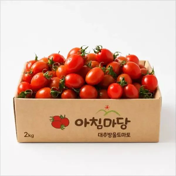 상품 이미지: [아침마당]대추방울토마토 대과 2kg 판매 (두박스 구매시 1kg 추가발송!!)