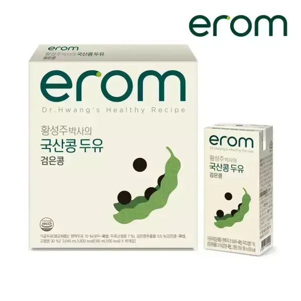 상품 이미지: 이롬 황성주 국산콩두유 검은콩 190ml x 16개