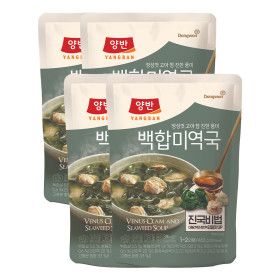 상품 이미지: 동원 양반 백합 미역국 460g 4개