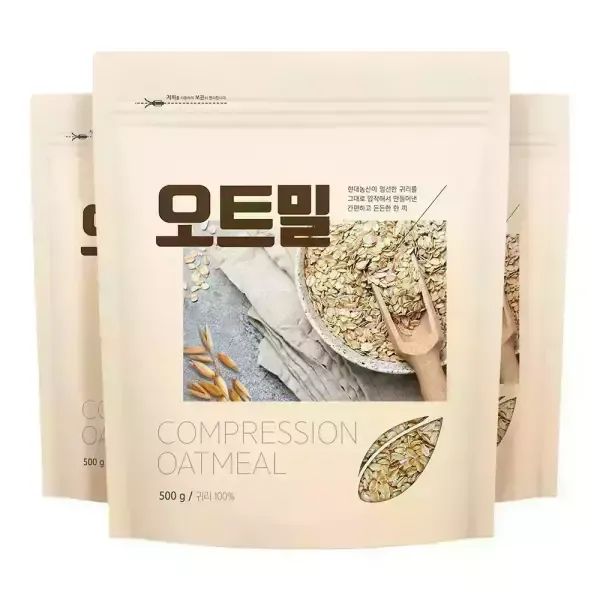 상품 이미지: 오트밀 1.5kg (500gX3봉) 귀리 100% 시리얼