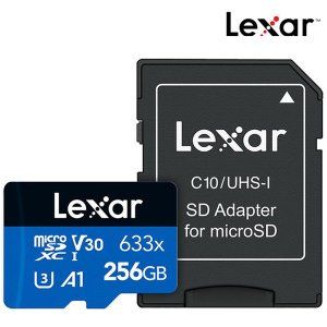 상품 이미지: (아이코다)Lexar MicroSDXC 633X Class10 UHS-I 256G 메모리카드