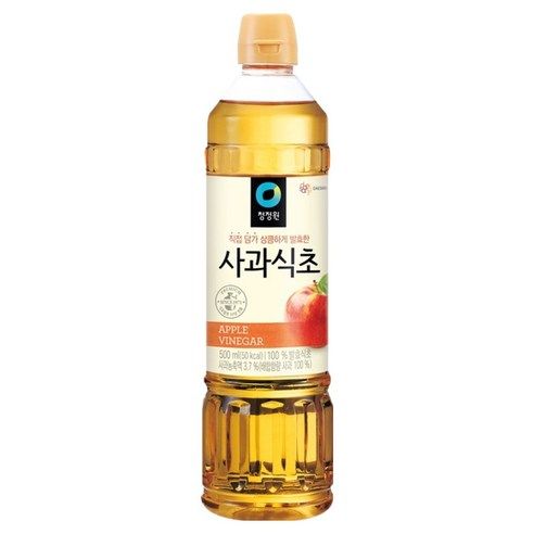 상품 이미지: 청정원 사과식초, 500ml, 1개