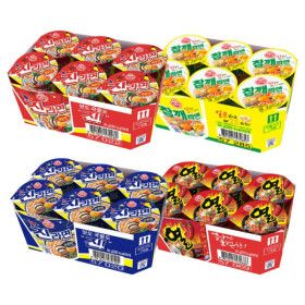 상품 이미지: 오뚜기 인기 컵라면(진라면 매운맛6+순한맛6+열라면6+참깨라면6)