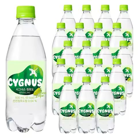 상품 이미지: 시그너스 탄산수 청포도 샤인머스켓 500ml 20개