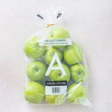 상품 이미지: 셀렉트팜 GAP 인증 A 초록사과 소과, 1.5kg(소과/9~10입), 1개