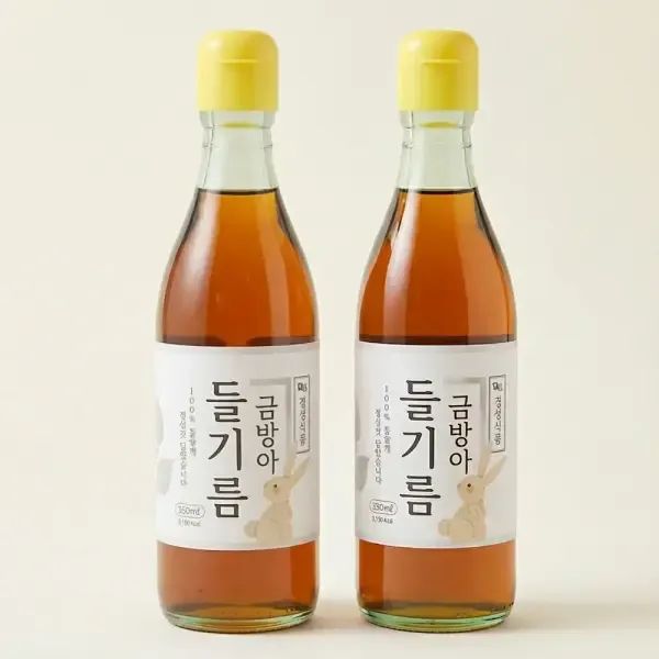 상품 이미지: 통깨 100% 고소한 금방아 들기름 350ml+350ml