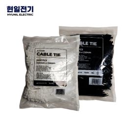 상품 이미지: 골든 케이블타이 전선정리 200mm ~ 530mm UL인증 흑색백색 10가지컬러 구매고객 전원 벡셀건전지(2EA)증정