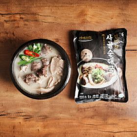 상품 이미지: 선비찬 사골순대국 600g X 5봉(+새우젓3봉) 여름엔 사골육수 국산 고기 순대국 육개장