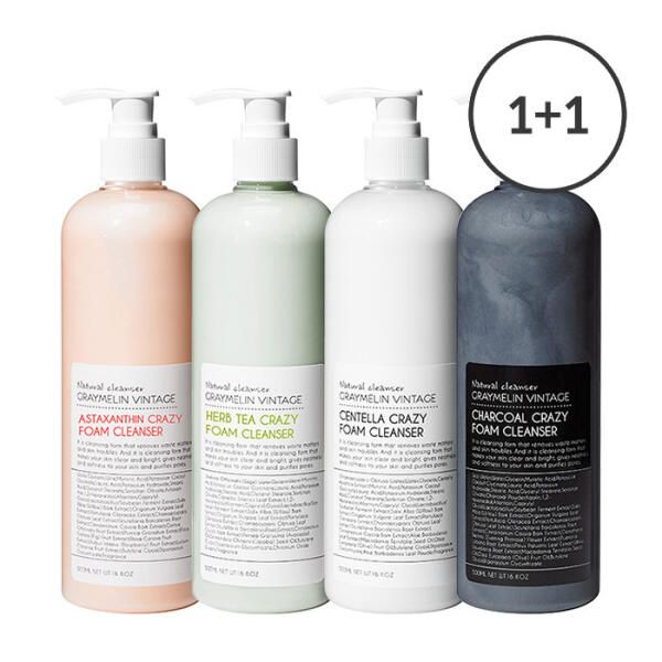 상품 이미지: [1+1골라담기] 대용량 크레이지 폼클렌징 500ml 골라담기 (4종택2)