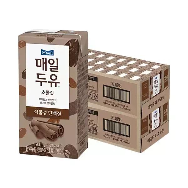 상품 이미지: 매일두유 초콜릿 190ml, 48개