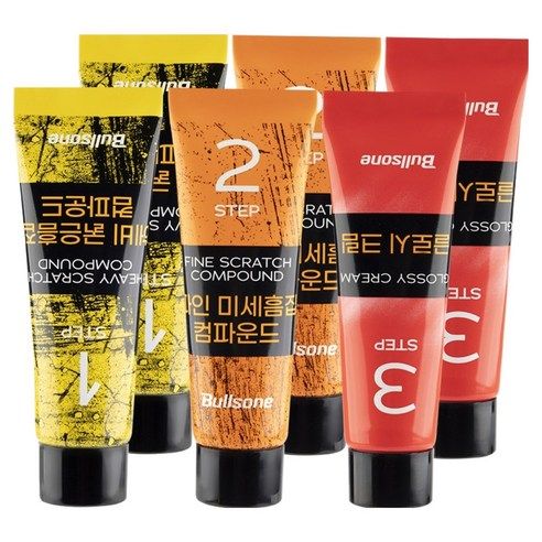 상품 이미지: 불스원 3스텝 컴파운드 단계별 복원 솔루션, 75ml, 2세트