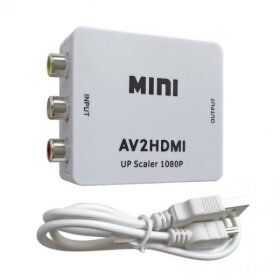 상품 이미지: AV 신호를 HDMI 로 연결 av to hdmi 컨버터 변환기