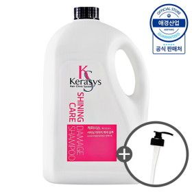 상품 이미지: 애경 케라시스 샤이닝 데미지 샴푸/린스 4L x1개 + 펌프