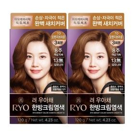 상품 이미지: 려 우아채 영양새치염색 오렌지브라운 7O 2개