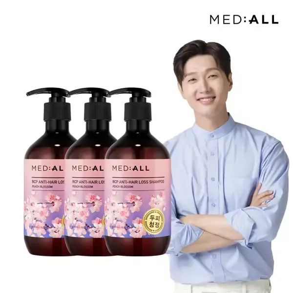 상품 이미지: 메디올 탈모완화 비듬각질개선 약산성 샴푸 피치블라썸 480ml 3개