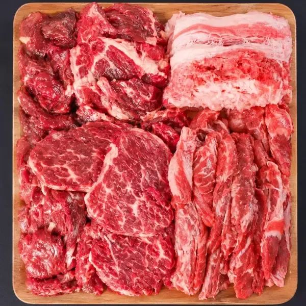 상품 이미지: 푸짐한 대용량 소고기 모듬세트 1kg