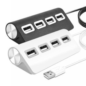 상품 이미지: USB허브 4포트 멀티 포트 USB 확장 분배기 선길이 1m 블랙 화이트