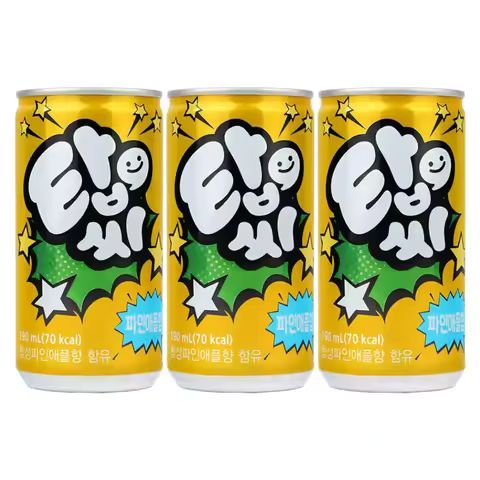 상품 이미지: 탑씨 파인애플 190ml x 90캔 / 탄산음료