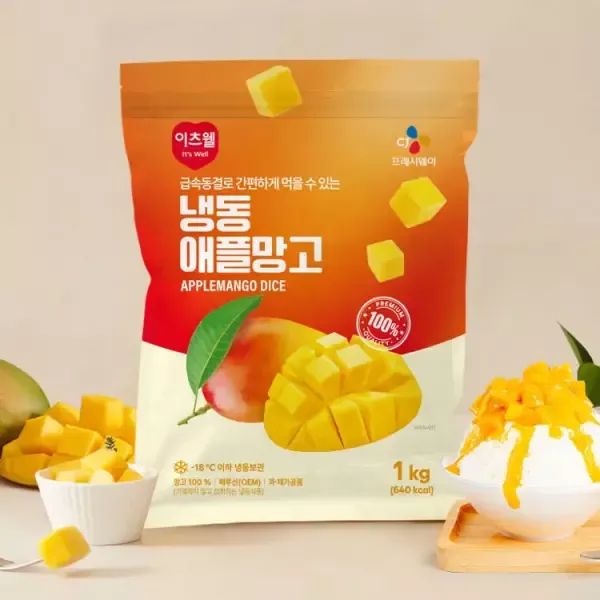상품 이미지: CJ프레시웨이 이츠웰 냉동 애플망고 1kgx3개 외 4개/5개