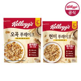 상품 이미지: 시리얼 오곡푸레이크 570g + 현미푸레이크 550g