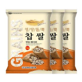 상품 이미지: 삼원농산 찹쌀 5kg 3개 ( 15kg ) - 2025년산 햅쌀
