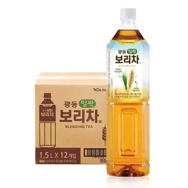 상품 이미지: [본사직영] 광동 밀싹보리차 1.5L 12입 (유/무라벨 랜덤 발송)