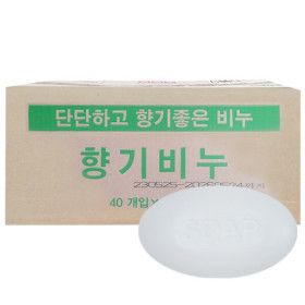 상품 이미지: 향기비누 120g x 80개 대용량 세수비누 업소용비누 사우나비누