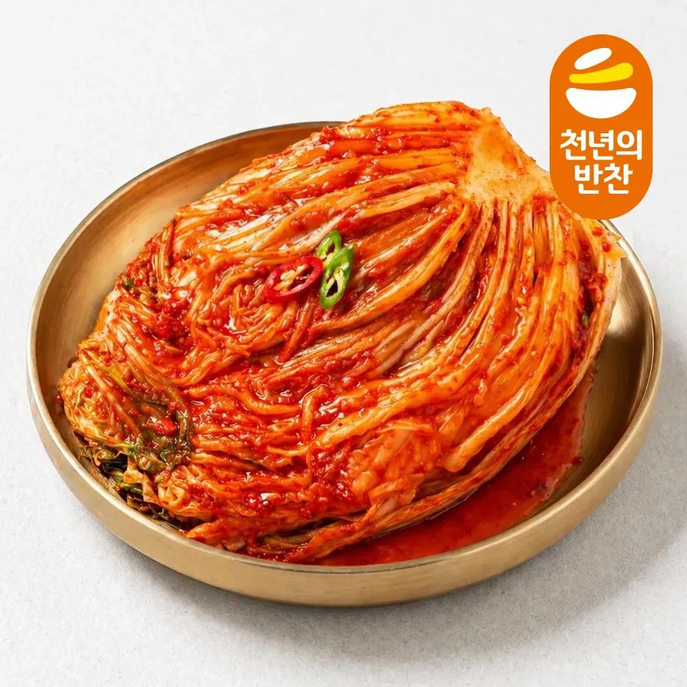 상품 이미지: [생포기김치] 프리미엄 배추김치 5kg 아삭한 대용량 가정용 업소용 식당용 밥반찬 천년의반찬
