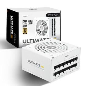상품 이미지: 앱코 ULTIMATE GX850 80PLUS GOLD 풀모듈러 ATX 3.0 화이트 파워