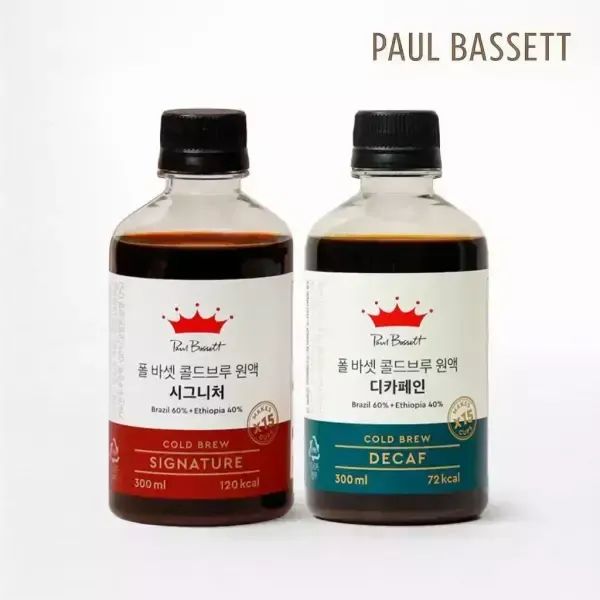 상품 이미지: 폴바셋 콜드브루 에스프레소 원액 2종 300ml 2병