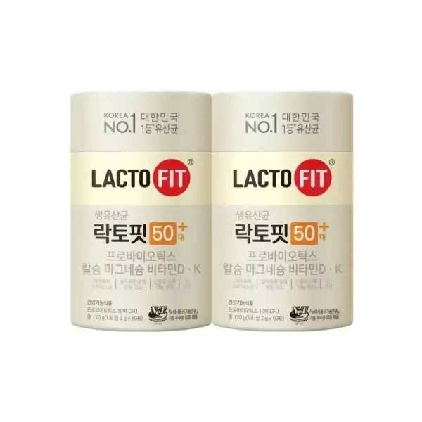상품 이미지: 종근당건강 공식 락토핏 50대+ 60포 2통(60일분)