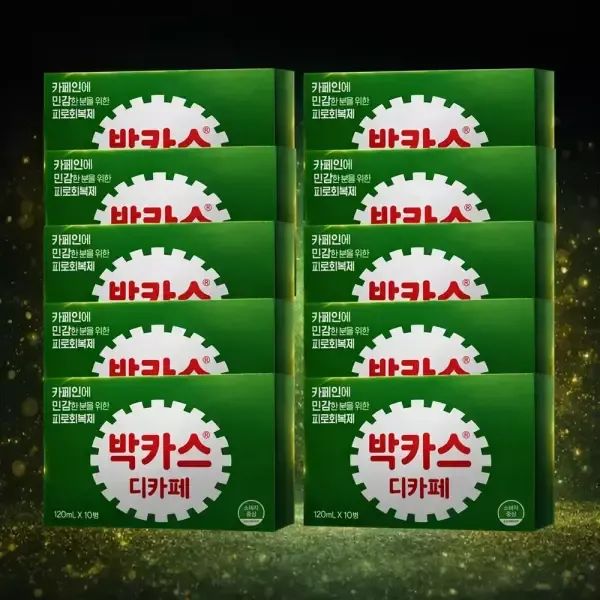 상품 이미지: 동아제약 박카스 디카페인 120ml 100병 드링크 혼합음료 바카스 D 카페인 선물용 피로회복 약국