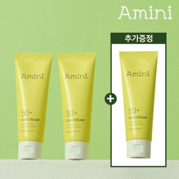상품 이미지: 2+1저자극 콜라겐 수분 선크림 50ml(SPF50+) 2개+본품1 증정 총 3개 상품평 18000개